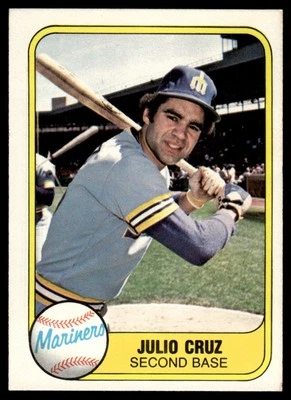 1981 Fleer Julio Cruz Seattle Mariners #601 - Image 1 of 2