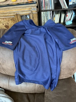 Inzer Advance Designs High Performance HD Blast Shirt Size 56 Blue Bench Press - Image 1 of 4