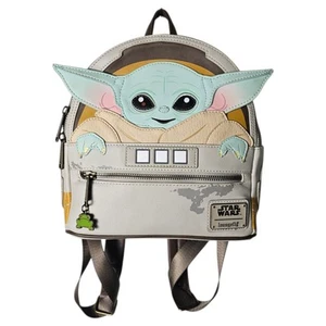 Loungegly Star Wars Mandalorian Mini Rucksack The Child Grogu Disney Tasche 3D grau - Bild 1 von 14