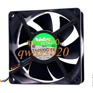 1pc Nidec TA450DC B35502-35 1.4A 12V 12038 12CM 4-wire Ant S7/S9 Cooling Fan - Picture 1 of 2