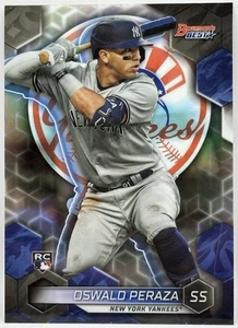 Bowman's Best 2023 - Oswald Peraza #64 refractor (RC) NYY - Imagen 1 de 2