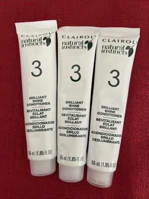 Natural Instincts Brilliant Shine Conditioner Clairol 1.85 oz  Each - Lot of 3 - Image 1 of 2
