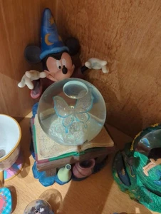 DISNEY SCHNEEKUGEL SPIELUHR SNOW GLOBE ORIGINAL SAMMLER - Bild 1 von 8