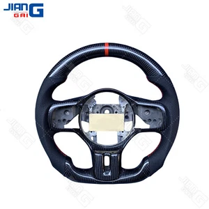 Real Carbon Fiber Steering Wheel for Mitsubishi Evolution EVO X GSR MR 08-15 - Picture 1 of 8