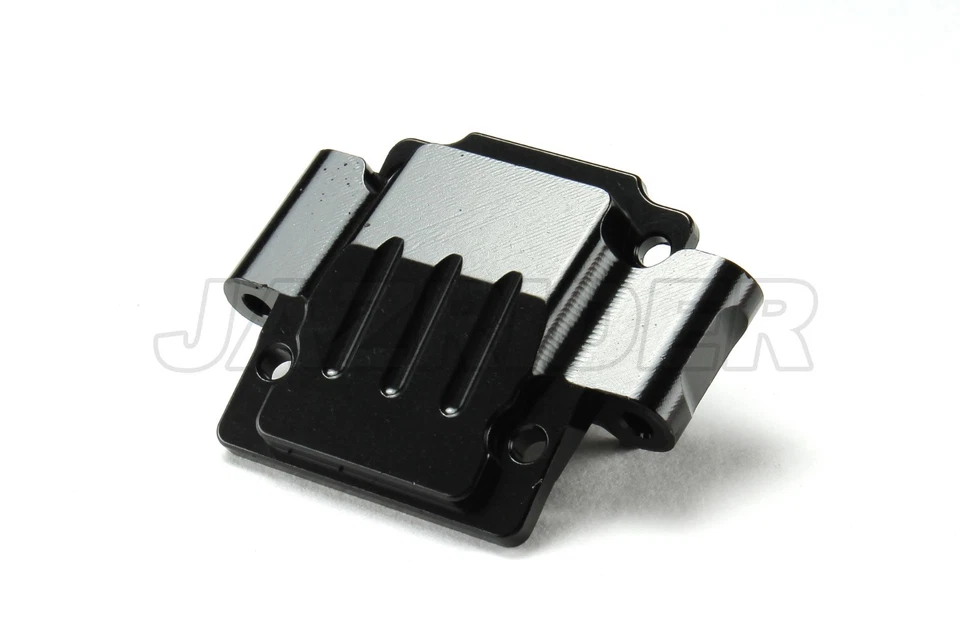 Cubierta de caja de cambios inferior delantera de aluminio Jazrider para chasis Tamiya TA01/TA02/DF01