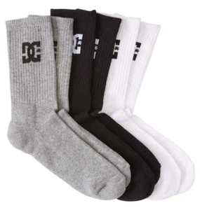 Zapatos DC Crew Calcetines 5PK Talla 7-10 ADYAA03190KVJ8 - Imagen 1 de 4
