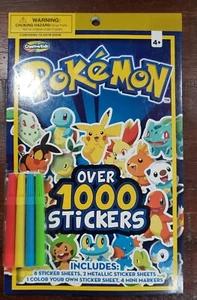 Creative Kids Pokemon Sticker Book With Markers 🔥🔥🔥 - Picture 1 of 12