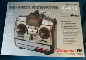 NEU/OVP - Graupner FM-Fernlenksystem X-412 (Bestell# 4714 ) - "Oldie but Goldie" - Bild 1 von 13