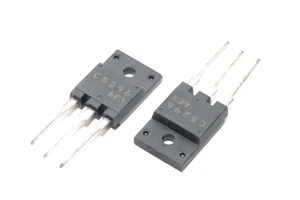 2x Silikon-NPN-Transistor von Sanyo Typ 2SC5296 / C5296, 800 V / 60 W / 8 A, NOS - Picture 1 of 4
