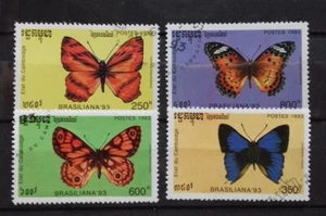 S80 CAMBOGIA FAUNA FARFALLE - Foto 1 di 1