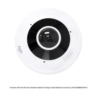 Uniview UNV 4K Ultra 12MP HD Vandal-resistant Fisheye Fixed Network Camera DWDR - Picture 1 of 2