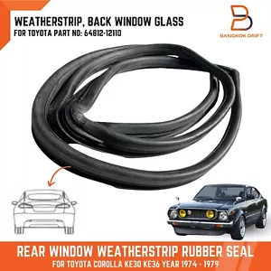 Sello de viaje de clima ventana trasera para Toyota Corolla KE30 36 74-79 64812-12110 - Imagen 1 de 6