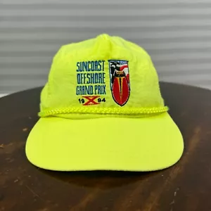 Cappello vintage Suncoast Offshore Gran Premio 1994 Festival motoscafo corda da corsa - Foto 1 di 7