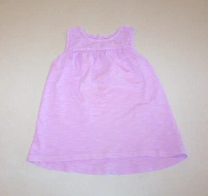 Girl's OshKosh B'Gosh Pink Knit Pullover Cotton Tank Top 7 - Picture 1 of 2