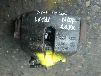 SEAT IBIZA MK4 6J FR 2008 - 2016 NSF PASSENGER FRONT BRAKE CALIPER 1.6TDI CAYX  - Image 1 of 3