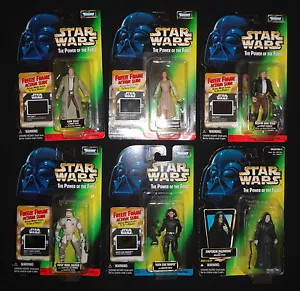 LOTE de 6 POTF Freeze Frame Acción Slide Leia Han Solo NUEVO Power Force - Imagen 1 de 8