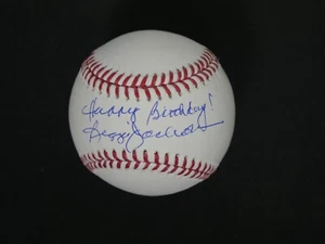 REGGIE JACKSON SIGNED OFFICIAL OMLB BASEBALL INSCRIBED "HAPPY BIRTHDAY" - BAS - Picture 1 of 2
