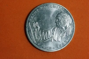 ESTATE FIND 1992 - G GERMANY 10 Mark Silver Birth of Kathe Kollwitz! #N01164 - Picture 1 of 2