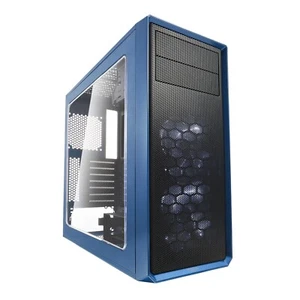 PC Gehäuse, Fractal Design Focus G, blau, mit zus. Lüfter hinten, wie neu! - Bild 1 von 11