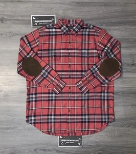 POLO RALPH LAUREN Men’s Big & Tall Salmon Red Multi Plaid Flannel Shirt XLT - Picture 1 of 18