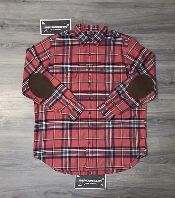 POLO RALPH LAUREN Men’s Big & Tall Salmon Red Multi Plaid Flannel Shirt XLT - Image 1 of 4