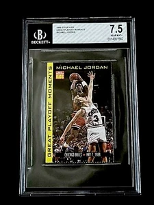 MICHAEL JORDAN RARE 1998 Sports Illustrated SI For Kids Great Playoff BGS 7.5 - Picture 1 of 2