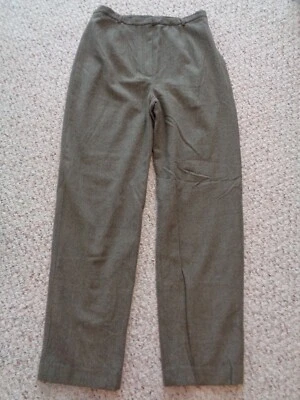 Mujer LANDS' END Gris Mezcla Lana Pantalones, 8 Foto 1 de 4