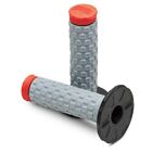 PRO TAPER PILLOW TOP GRIPS GREY / RED for MOTOCROSS OFF ROAD ENDURO MOTORBIKE