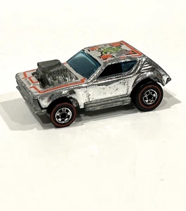 Vintage Hot Wheels Redline Gremlin Schleifer Vollchrom 1974 Hongkong Basis - Bild 1 von 6