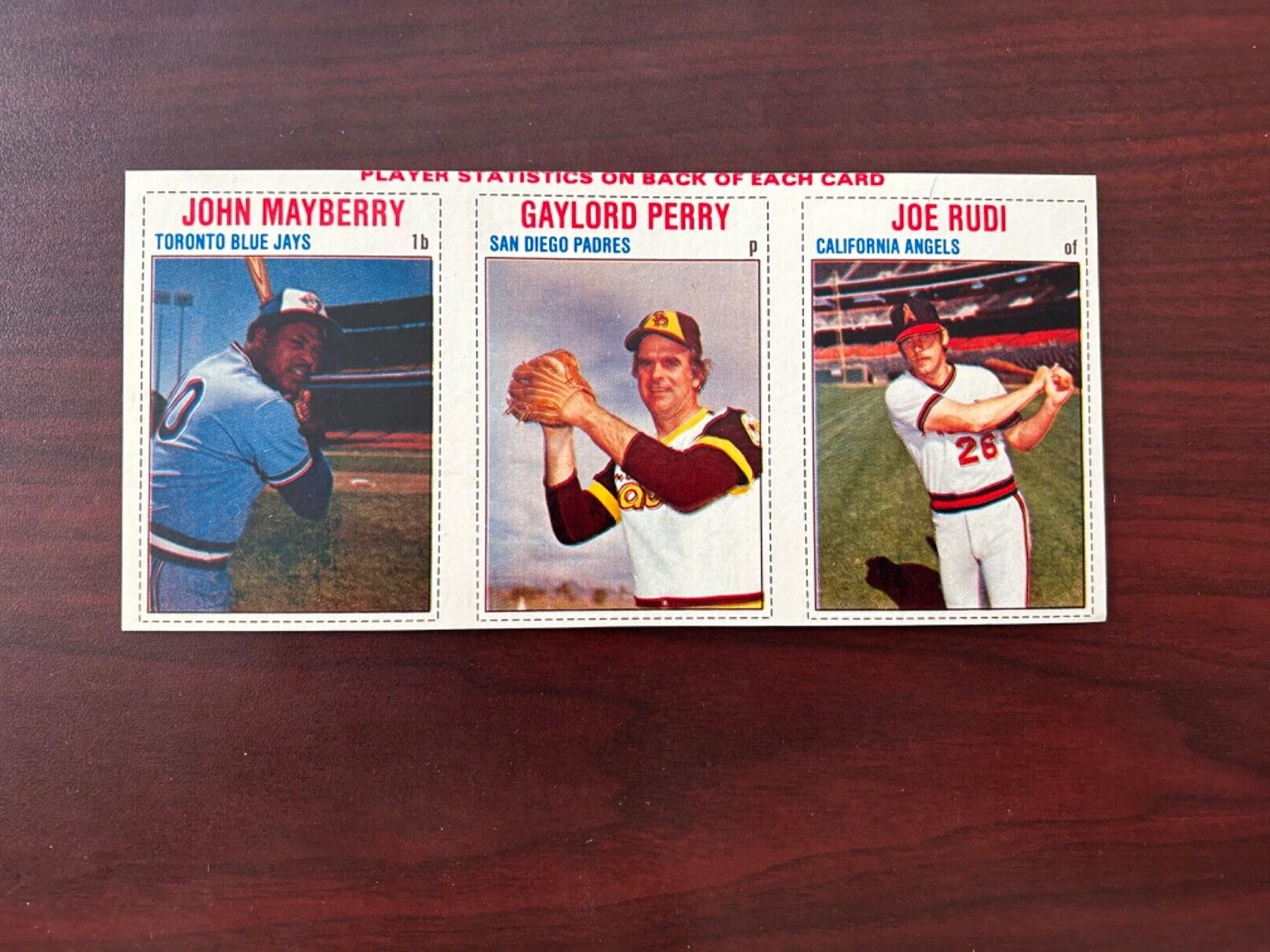 1979 hostess panel, Gaylord Perry, John Mayberry, Joe Rudi