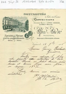 Dépt 56 - Vannes - Belle Entête Spécialité d'Ornements d'Eglise du 18/09/1906 - Picture 1 of 1