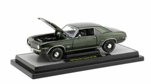 M2 Machines 1/24 1969 Chevrolet Camaro SS 396 Green MiB - Picture 1 of 4