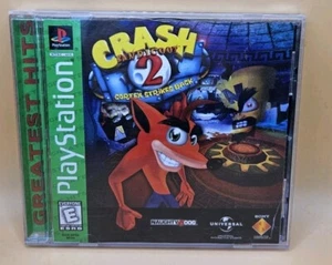Crash Bandicoot 2: Cortex Strikes Back (Sony PlayStation 1, 1997) **TESTED** - Picture 1 of 3