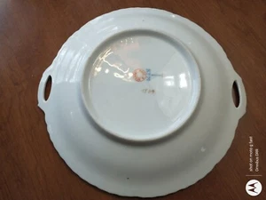 KPM No. 1869 German Porcelain Handled Floral Plate 10 1/4" - Picture 1 of 11