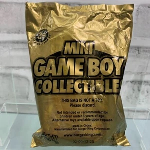 Vintage 2000 Burger King Nintendo Pokemon Mini Game Boy Collectible Gold Toy NIP - Picture 1 of 3