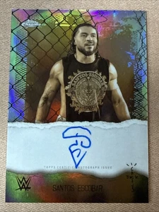 Santos Escobar ASTRO KNIGHTS AUTO AUTOGRAPHS 2025 Topps Chrome Cactus Jack WWE - Picture 1 of 2