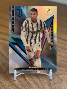Cristiano Ronaldo 2020-21 Topps Finest UEFA UCL Finest Footwork #FF-7 Refractor - Picture 1 of 2