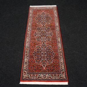 Oriental Rug Bidjar 167 X 63 CM Bijar Runner Persian Carpet Hand Knotted Rug - Bild 1 von 16