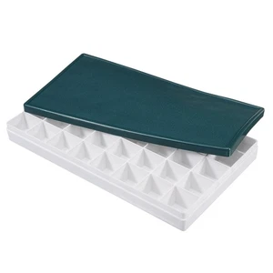 36 Compartments Paint Palette Plastic Painting Tray Saver Box with Soft Cover - Picture 1 of 7
