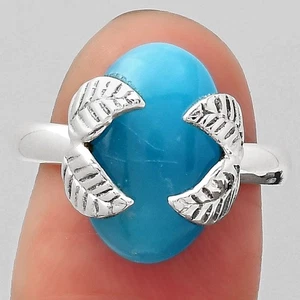 Anillo Smithsonita Natural Plata de Ley 925 s.7.5 Joyería R-1354 - Imagen 1 de 5