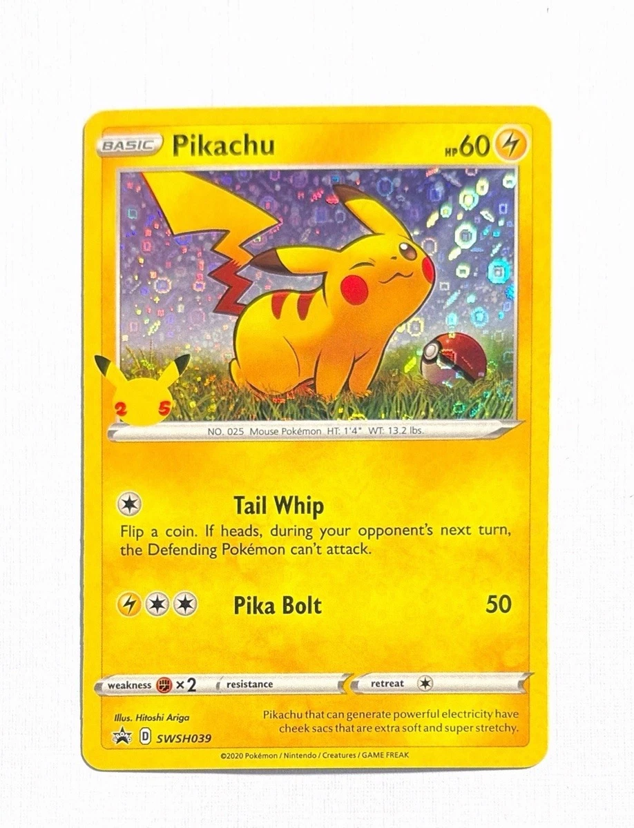 Pikachu SWSH039 SWSH: Sword & Shield Promo Cards for sale | eBay