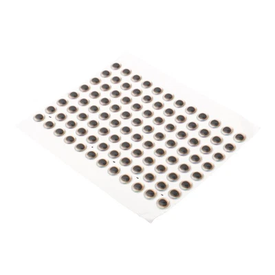 100 Pz 3D-olografico Morbido Modellato Esca Artificiale Occhi For Esche 6~12mm - Immagine 1 di 4