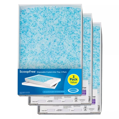 PetSafe ScoopFree Crystal Litter Tray Refill - Fresh Scent - 3-Pack - Image 1 of 4