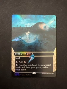 FOIL PETRIFIED FIELD de colección casi nuevo Edge of Eternities: Stellar Sights Mythic 0032 - Imagen 1 de 2