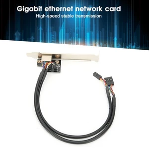 Network Card Mini Pci-E To Gigabit Desktop Computer Accessory Wired Free-Dri HEN - Picture 1 of 14