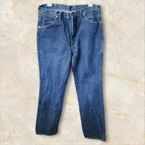 Pantalones de mezclilla Wrangler 936PWD para hombre corte vaquero ajustados calce recto talla 35x34 - Imagen 1 de 5
