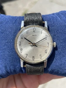 Vintage Watch USSR Pobeda Soviet mechanical Wristwatch Zim 2609 15 Jewels - Picture 1 of 18