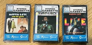 3 Marvin Gaye Sealed Cassettes Tapes Motown His Girls Greatest Hits London - Picture 1 of 2