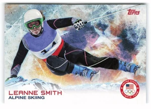 2014 Topps Equipo Olímpico y Paralímpico de Estados Unidos y Hopefuls #78 Leanne Smith EE. UU. - Imagen 1 de 2