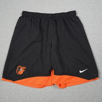 Pantalones Cortos Baltimore Orioles Hombres XL Negros Nike MLB Ligeros Elastizados Entrenamiento Gimnasio Foto 1 de 4